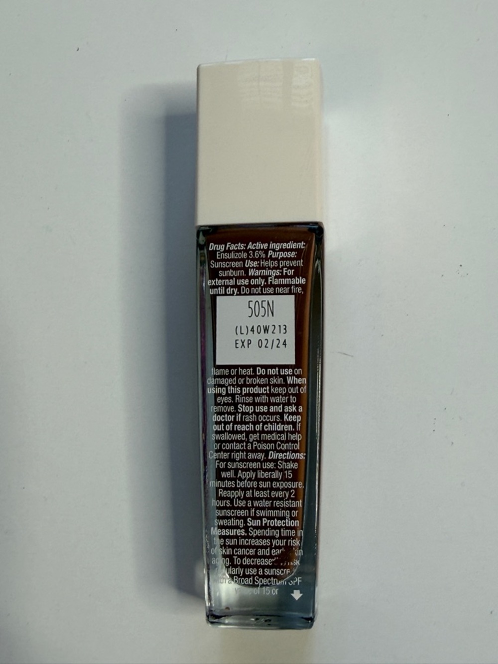 LANCOME TEINT IDOLE ULTRA WEAR CARE & GLOW FOUNDATION #505N 1 OZ BOXED SPF 27 - Picture 2 of 7